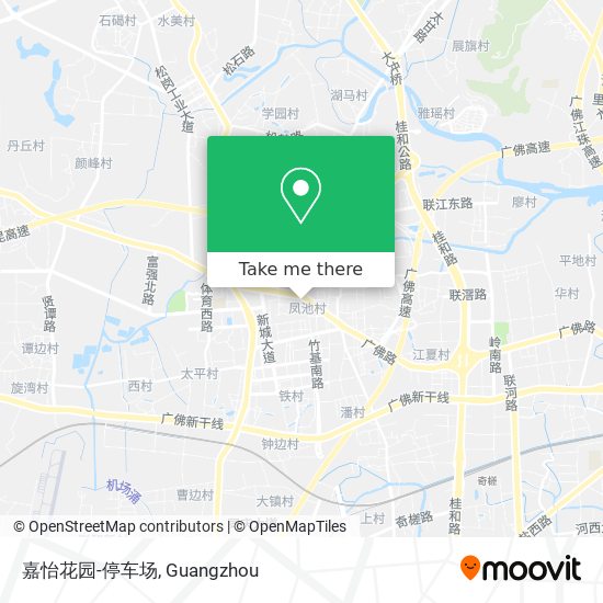 嘉怡花园-停车场 map