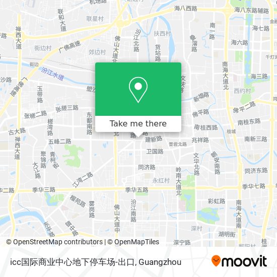 icc国际商业中心地下停车场-出口 map