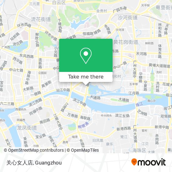 关心女人店 map
