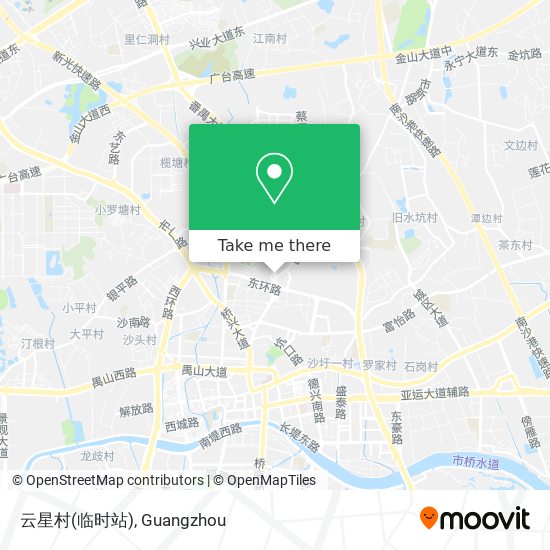 云星村(临时站) map