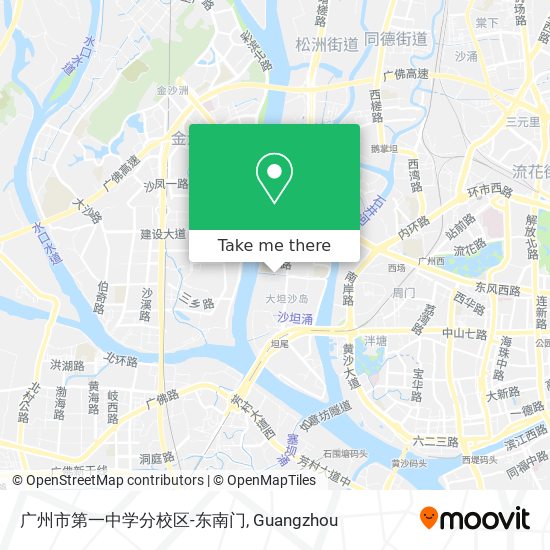 广州市第一中学分校区-东南门 map