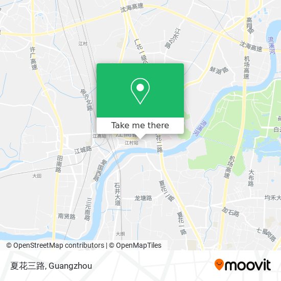 夏花三路 map