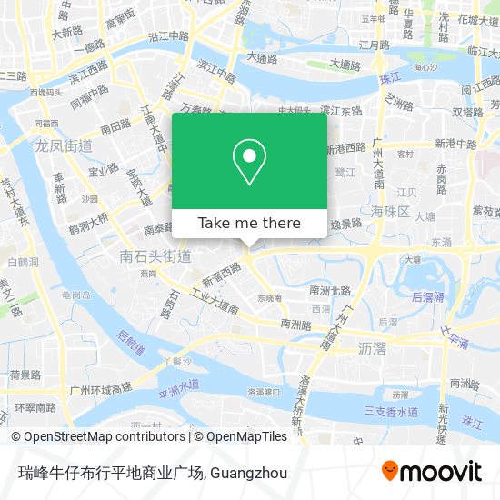 瑞峰牛仔布行平地商业广场 map