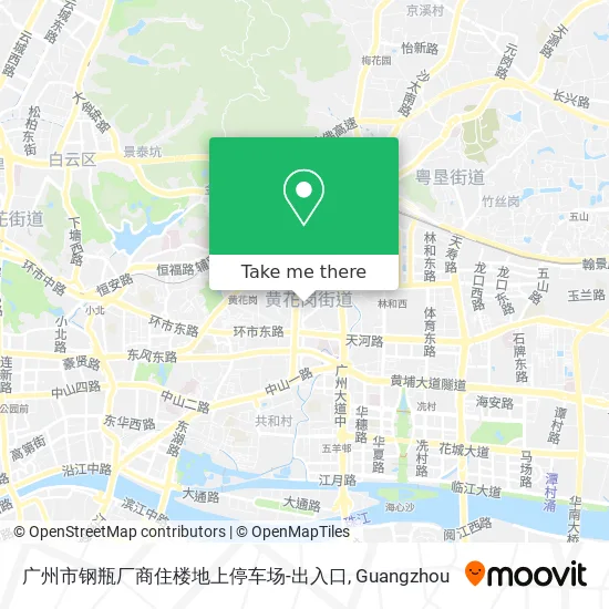 广州市钢瓶厂商住楼地上停车场-出入口 map