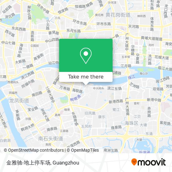 金雅驰-地上停车场 map