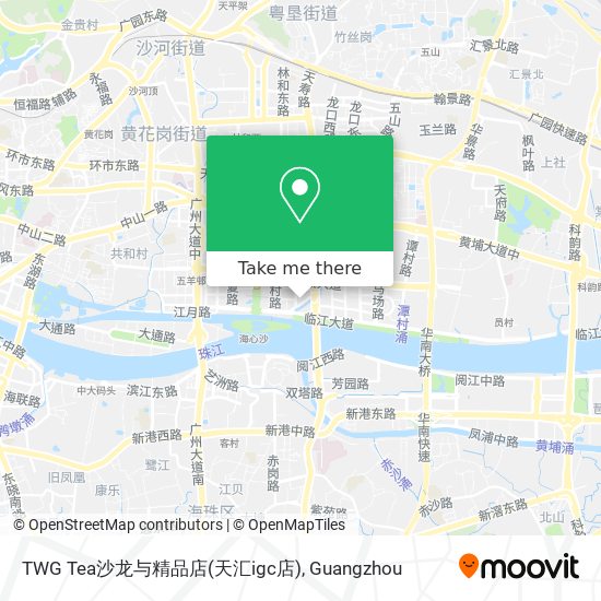 TWG Tea沙龙与精品店(天汇igc店) map