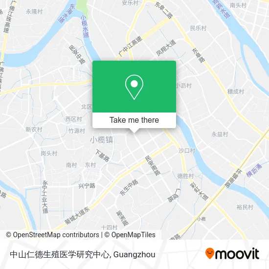 中山仁德生殖医学研究中心 map