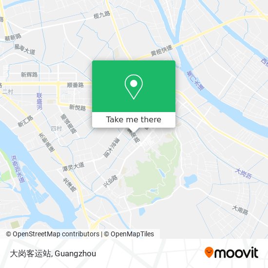 大岗客运站 map