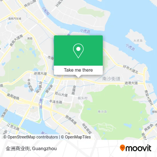 金洲商业街 map