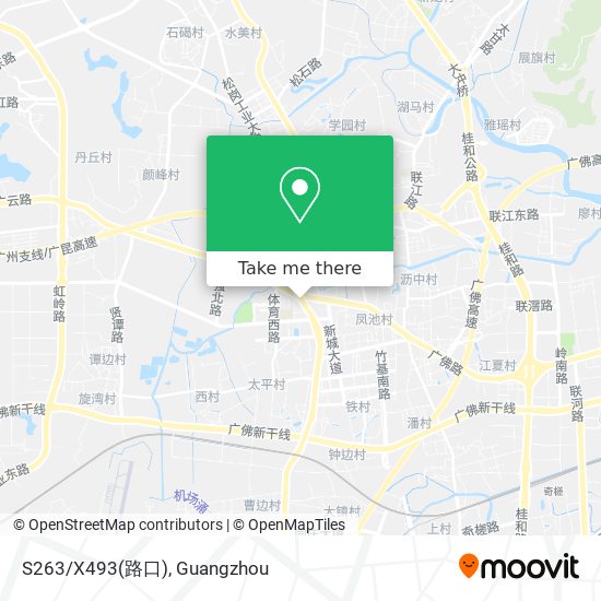 S263/X493(路口) map