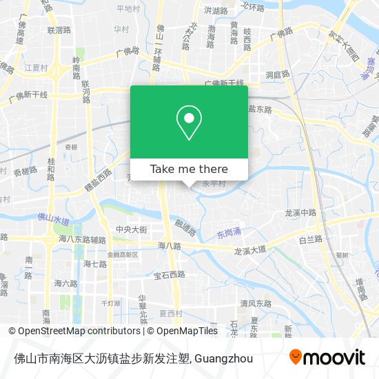 佛山市南海区大沥镇盐步新发注塑 map