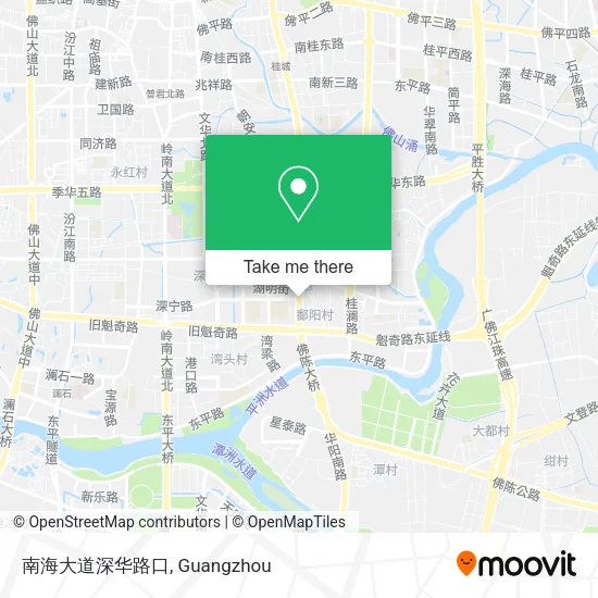 南海大道深华路口 map