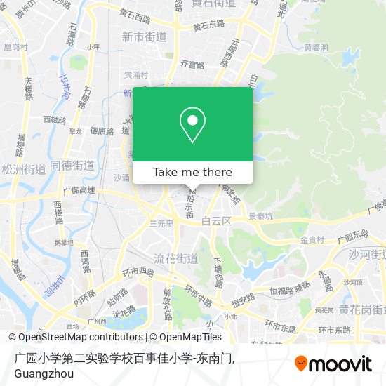 广园小学第二实验学校百事佳小学-东南门 map