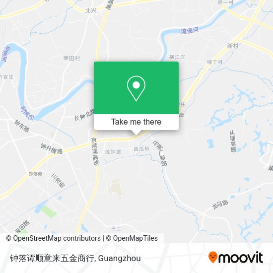 钟落谭顺意来五金商行 map