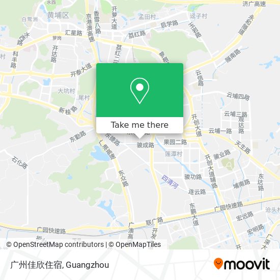 广州佳欣住宿 map