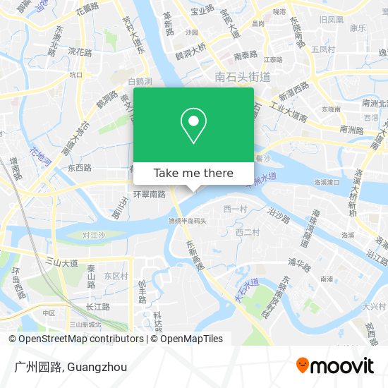 广州园路 map