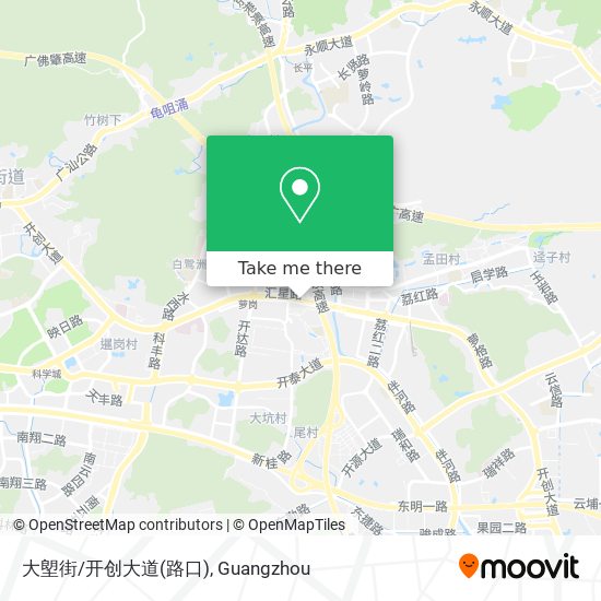 大塱街/开创大道(路口) map