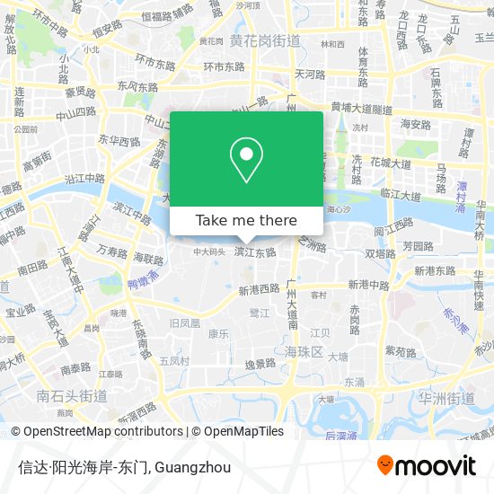 信达·阳光海岸-东门 map