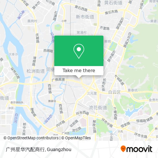 广州星华汽配商行 map