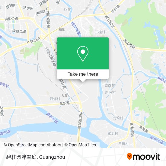 碧桂园泮翠庭 map
