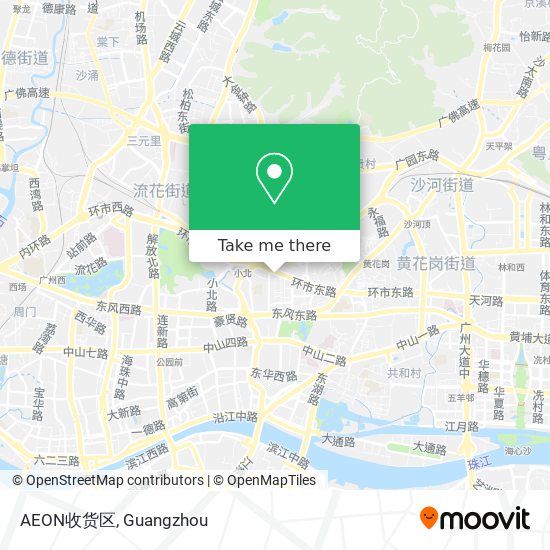 AEON收货区 map