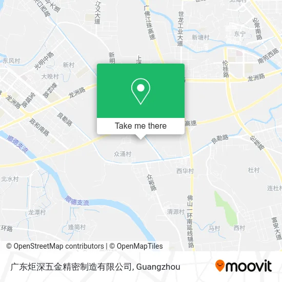广东炬深五金精密制造有限公司 map