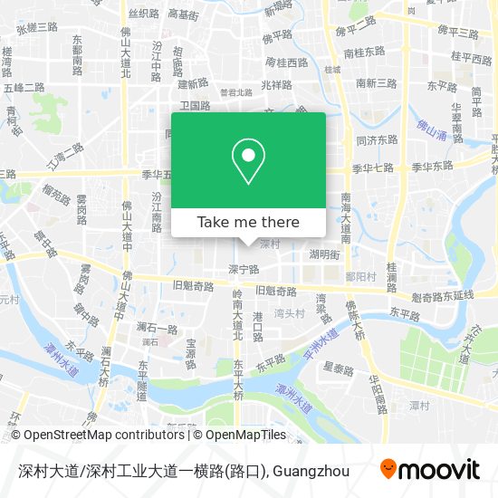 深村大道/深村工业大道一横路(路口) map