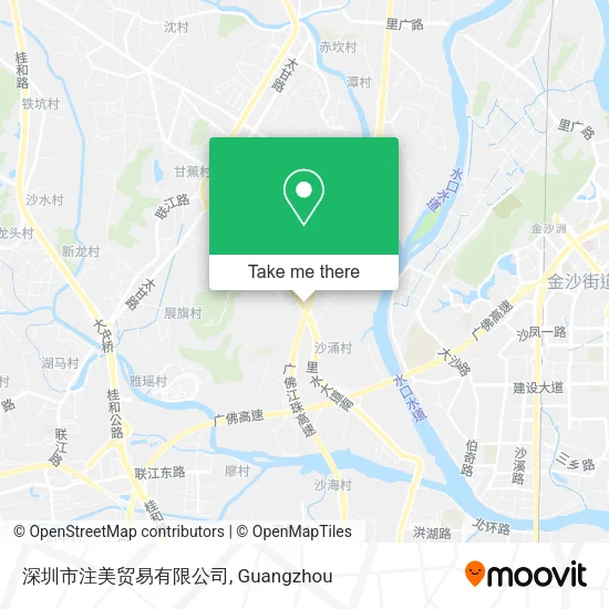 深圳市注美贸易有限公司 map
