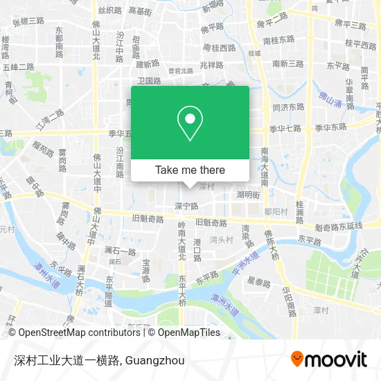 深村工业大道一横路 map