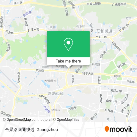 合景路圆通快递 map