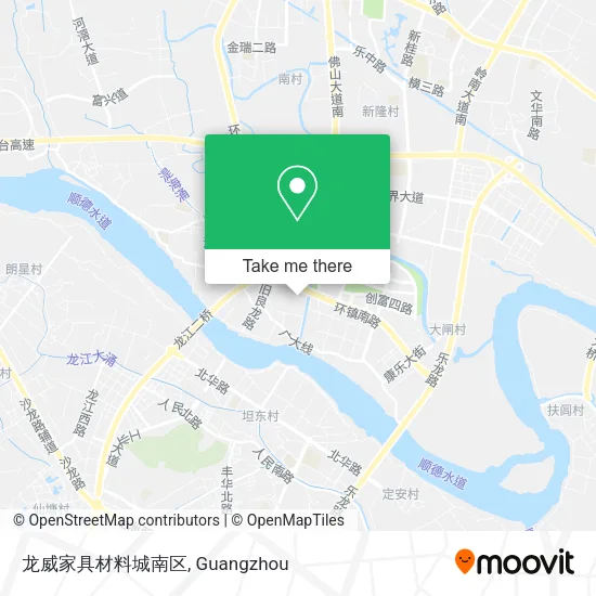 龙威家具材料城南区 map