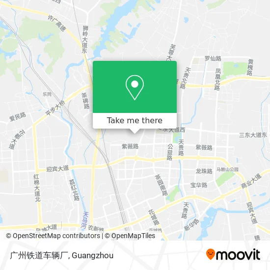 广州铁道车辆厂 map