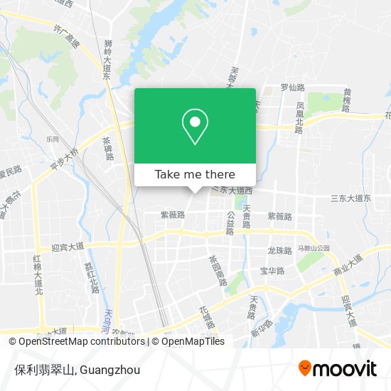保利翡翠山 map