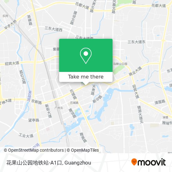 花果山公园地铁站-A1口 map