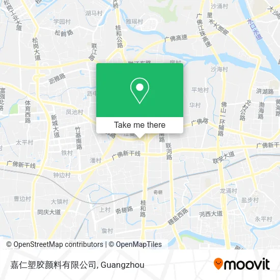 嘉仁塑胶颜料有限公司 map