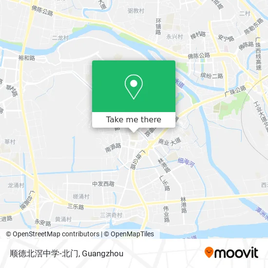 顺德北滘中学-北门 map