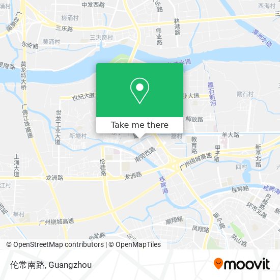 伦常南路 map