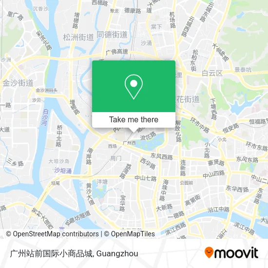 广州站前国际小商品城 map