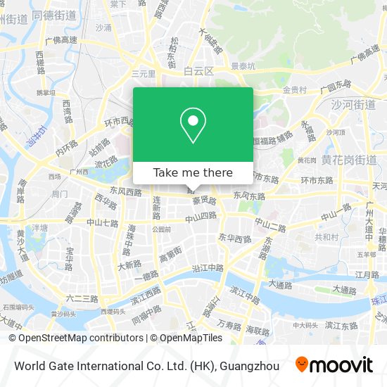 World Gate International Co. Ltd. (HK) map