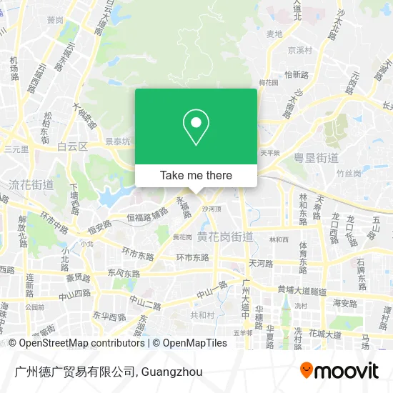 广州德广贸易有限公司 map