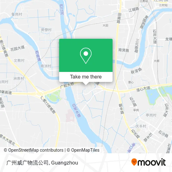 广州威广物流公司 map