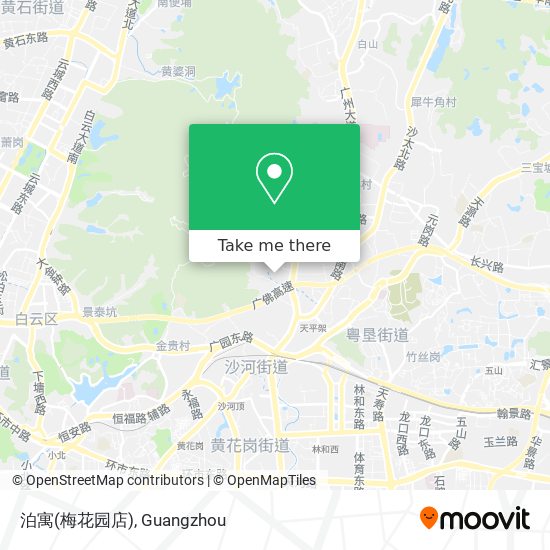 泊寓(梅花园店) map