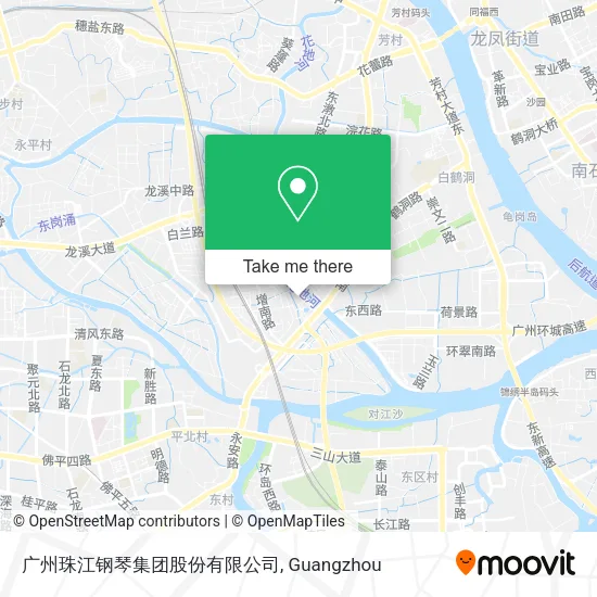 广州珠江钢琴集团股份有限公司 map