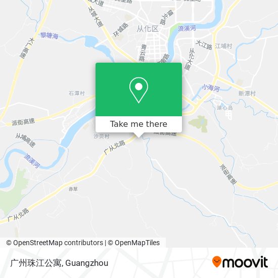 广州珠江公寓 map
