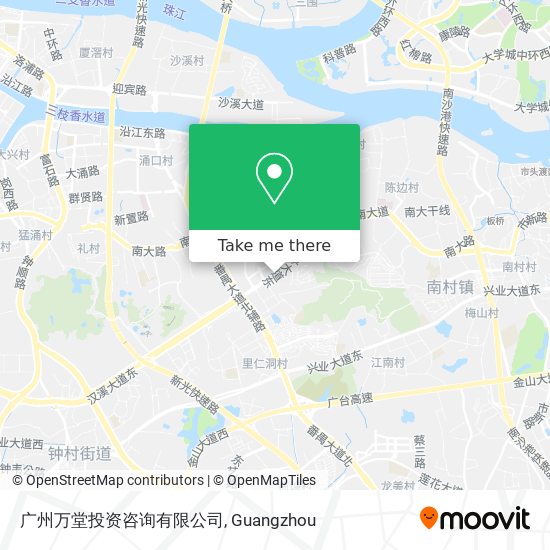 广州万堂投资咨询有限公司 map