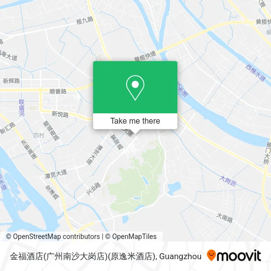 金福酒店(广州南沙大岗店)(原逸米酒店) map
