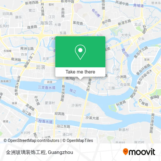 金洲玻璃装饰工程 map