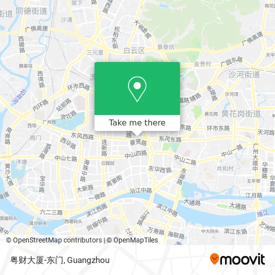 粤财大厦-东门 map