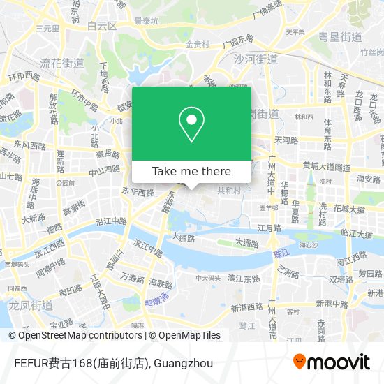 FEFUR费古168(庙前街店) map