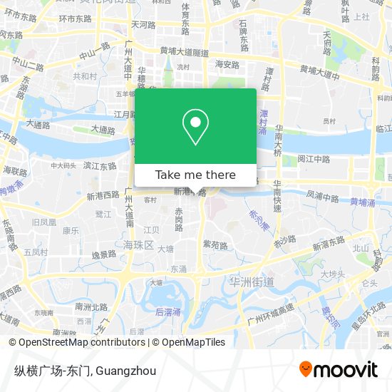 纵横广场-东门 map